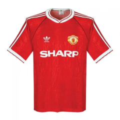 Retro Manchester United 90-92 Home Jersey