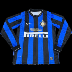 Inter Milan UCL Final 09-10 Home Long Sleeve Jersey