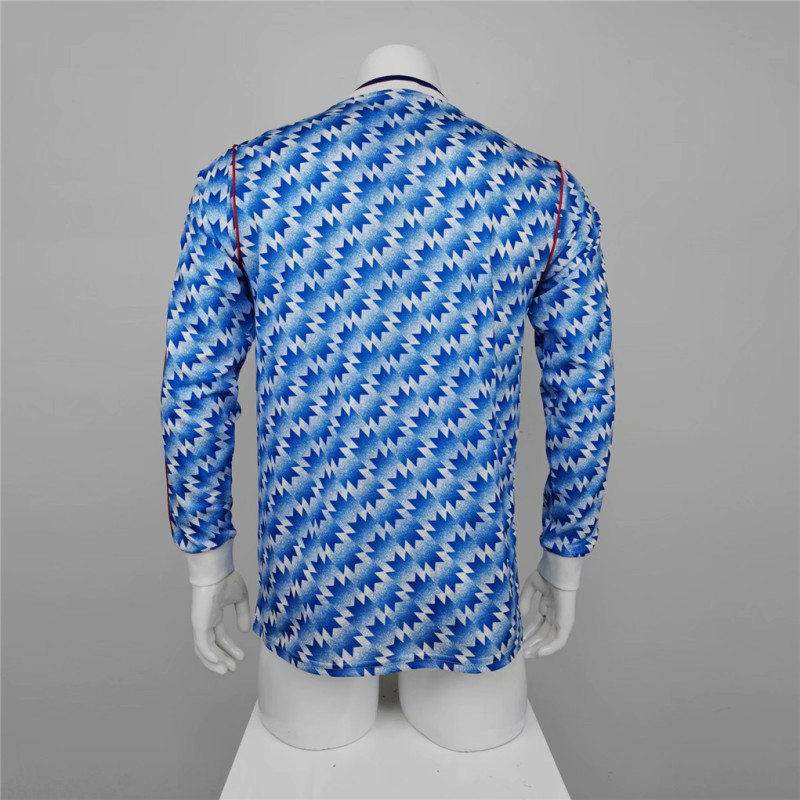 Retro Manchester United 90-92 Away Long Sleeve Jersey