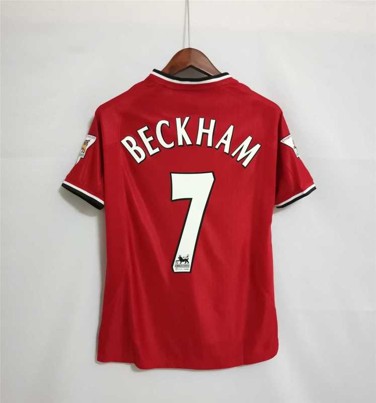 Retro Manchester United 00-02 Home Jersey