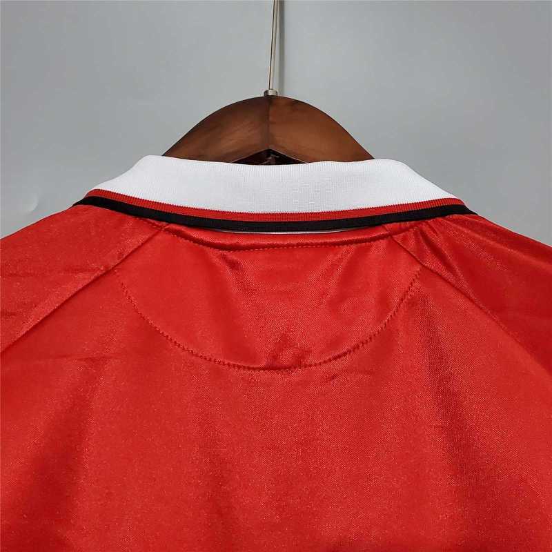 Retro Manchester United 99-00 Home Long Sleeve Jersey