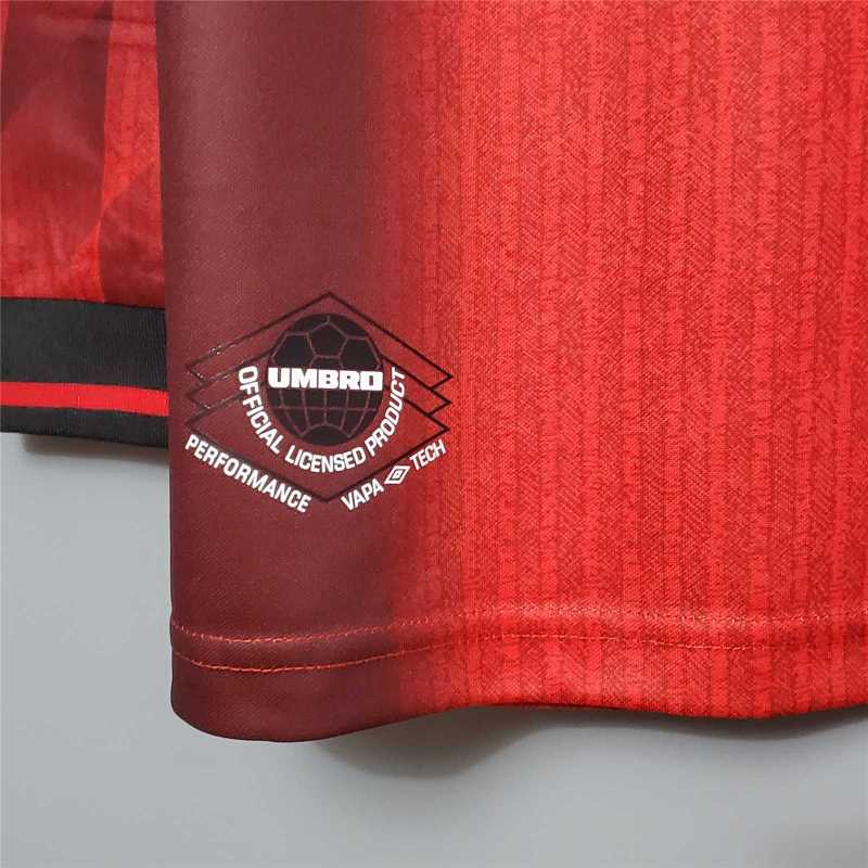 Retro Manchester United 96-97 Home Long Sleeve Jersey