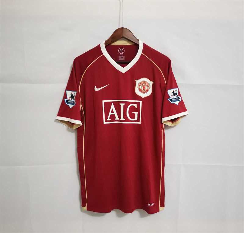 Retro Manchester United 06-07 Home Jersey