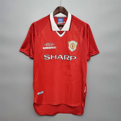 Retro Manchester United 99-00 Home Jersey