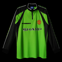 Retro Manchester United 98-99 Goalkeeper Long Sleeve Jersey