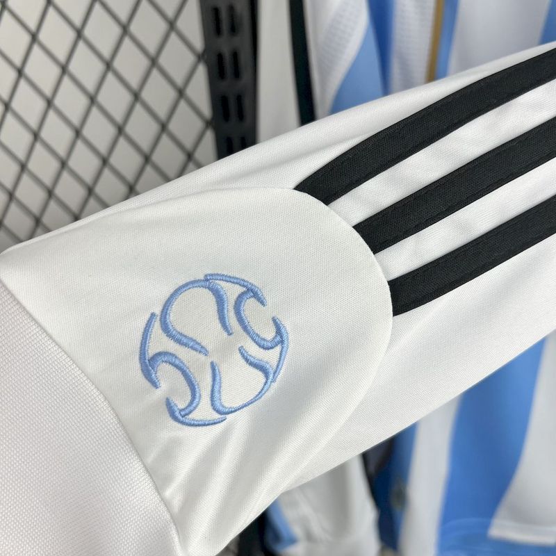 Retro Argentina 2006 Home World Cup Long Sleeve Jersey