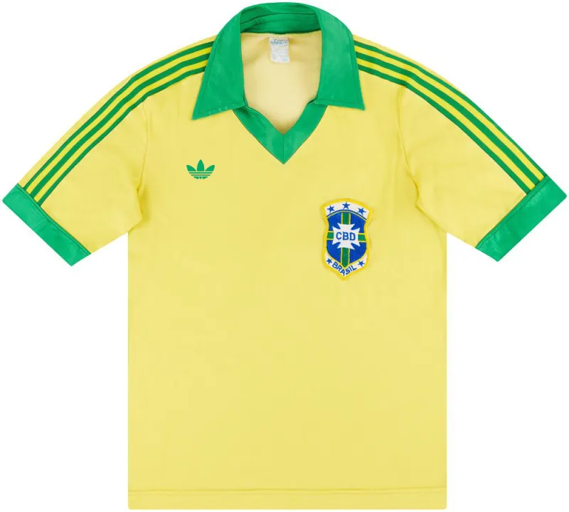 Retro Brazil 1978-80 Home Jersey
