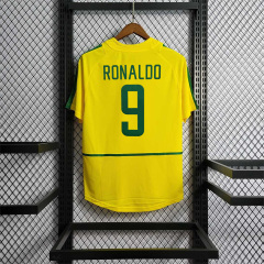 Retro Brazil 2002 Home Jersey