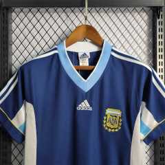 Retro Argentina 1998 Away World Cup Jersey