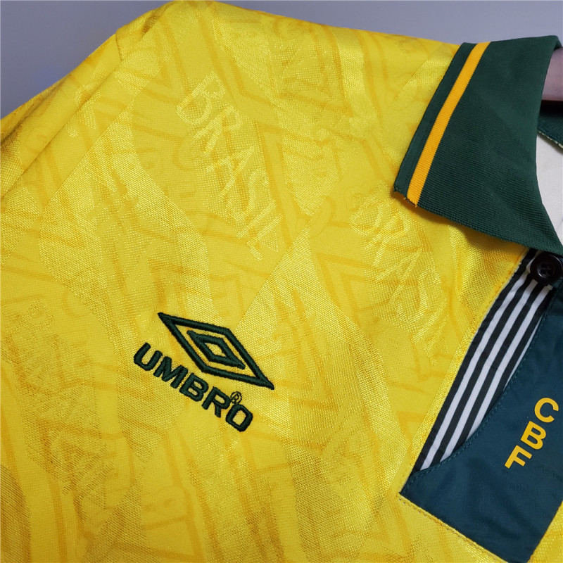 Retro Brazil 91-93 Home Jersey