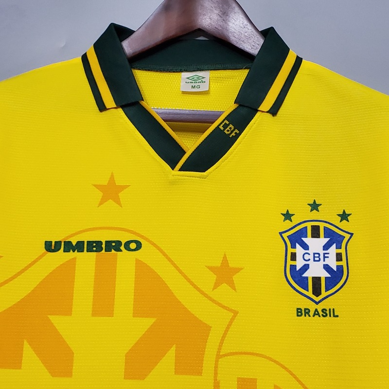 Retro Brazil 1994 Home Jersey