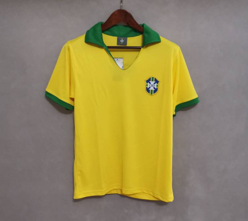 Retro Brazil 1957 Home Jersey
