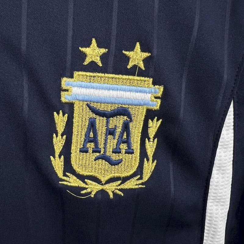 Retro Argentina 2006 Away World Cup Long Sleeve Jersey