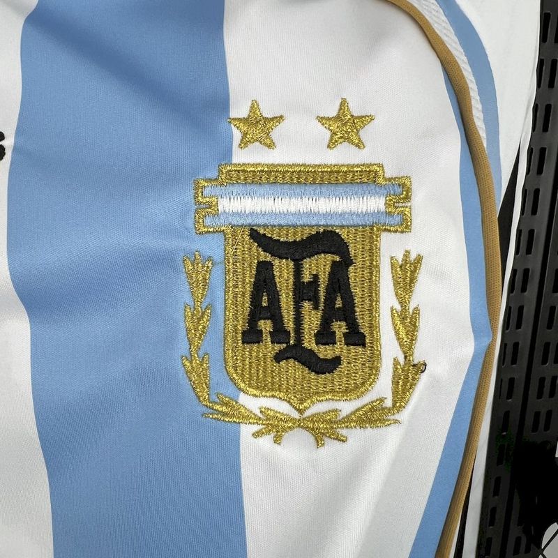 Retro Argentina 2006 Home World Cup Long Sleeve Jersey