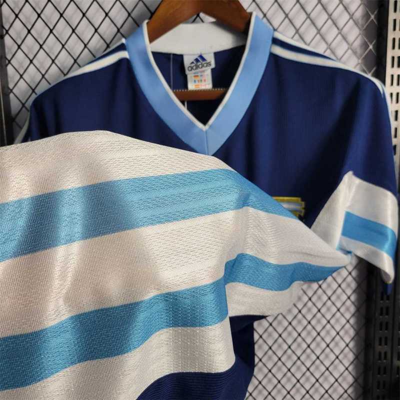 Retro Argentina 1998 Away World Cup Jersey