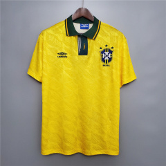Retro Brazil 91-93 Home Jersey