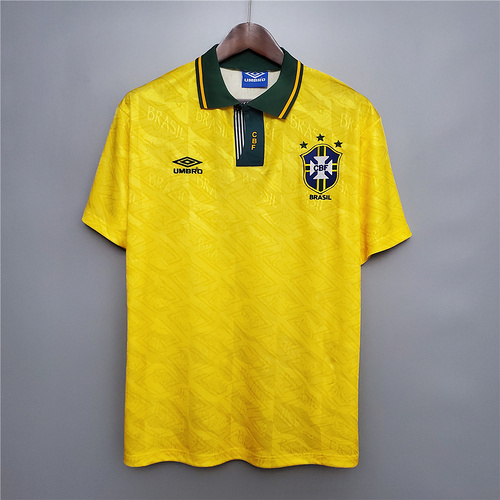 Retro Brazil 91-93 Home Jersey