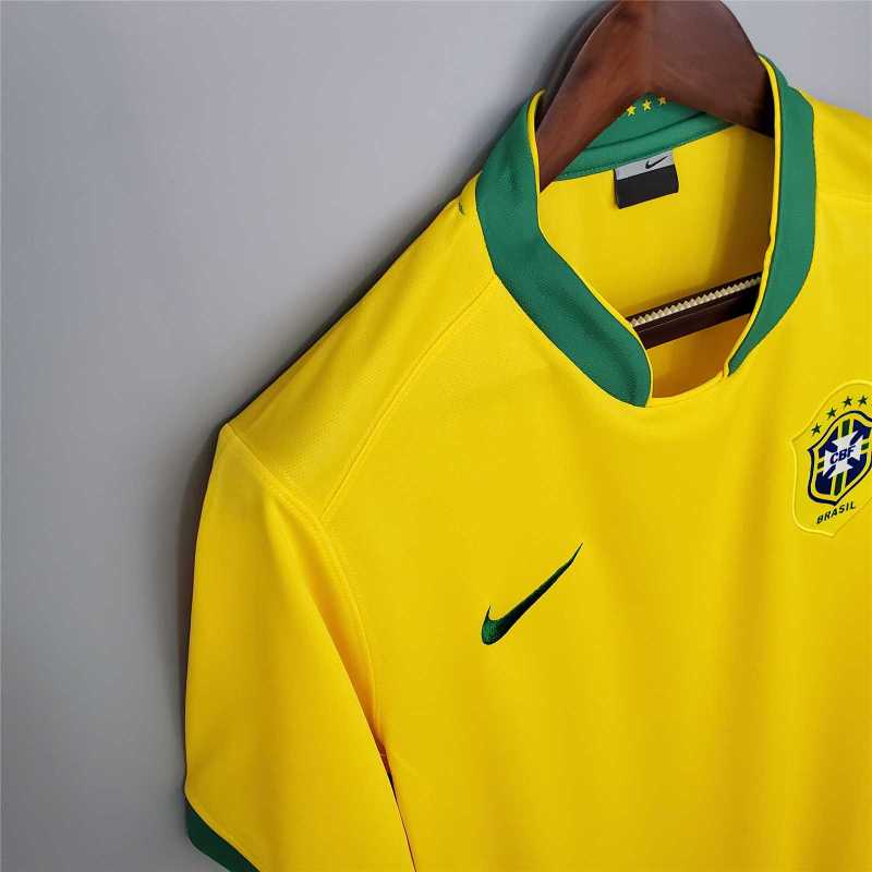 Retro Brazil 2006 Home Jersey