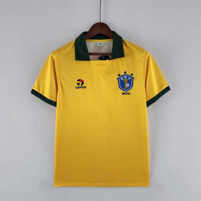 Retro Brazil 1988 Home Jersey