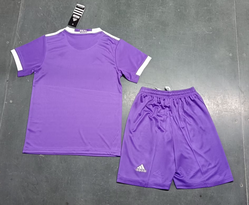 Retro Real Madrid 16-17 Away Kids Jersey