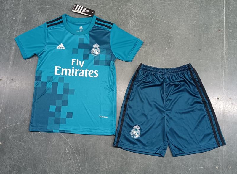 Retro Real Madrid 17-18 Third Kids Jersey