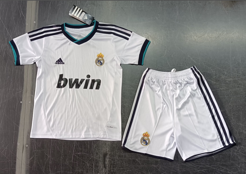 Retro Real Madrid 12-13 Home Kids Jersey