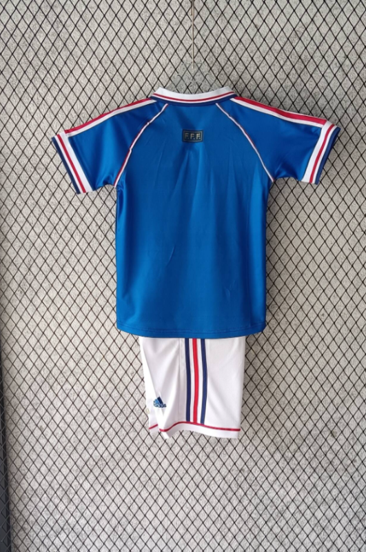 Retro France 1998 Home Kids Jersey