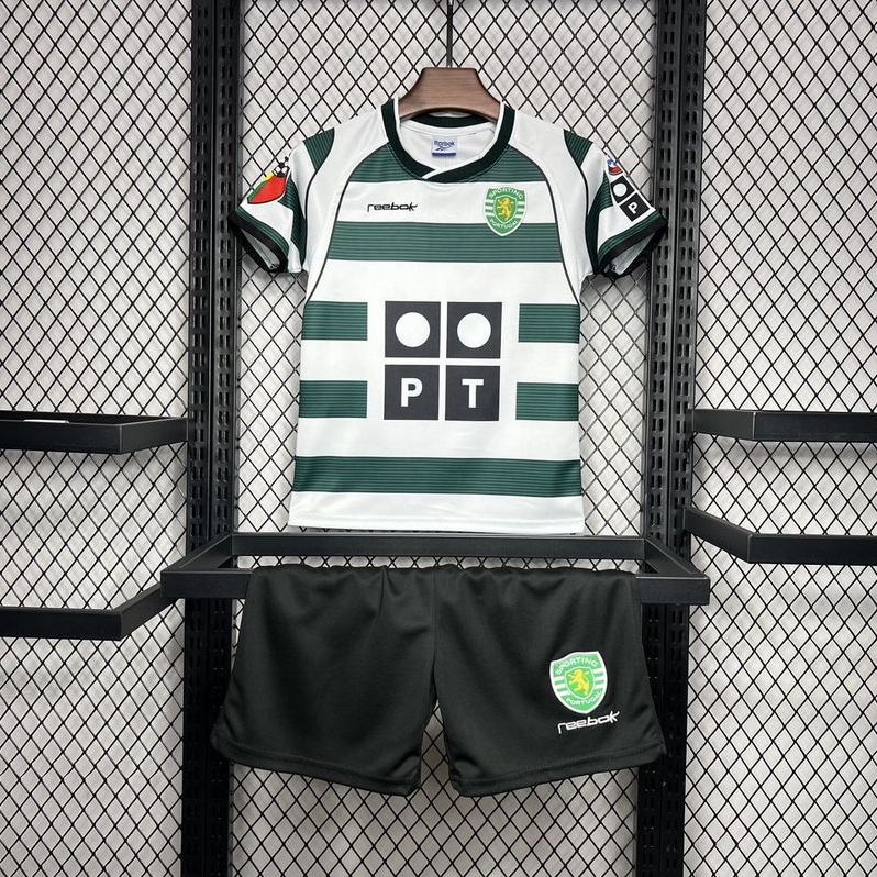 Retro Lisbon 01-03 Home Kids Jersey