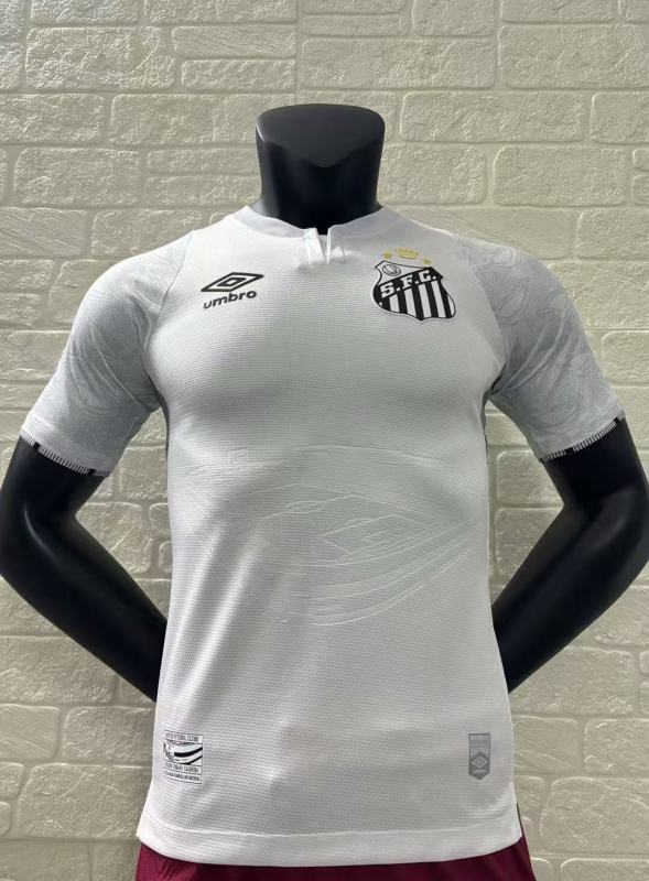 Santos 24-25 Brazilian Neymar Football Club home Jersey - Player Version