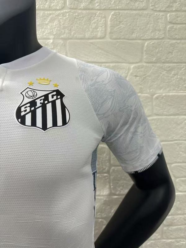 Santos 24-25 Brazilian Neymar Football Club home Jersey - Player Version