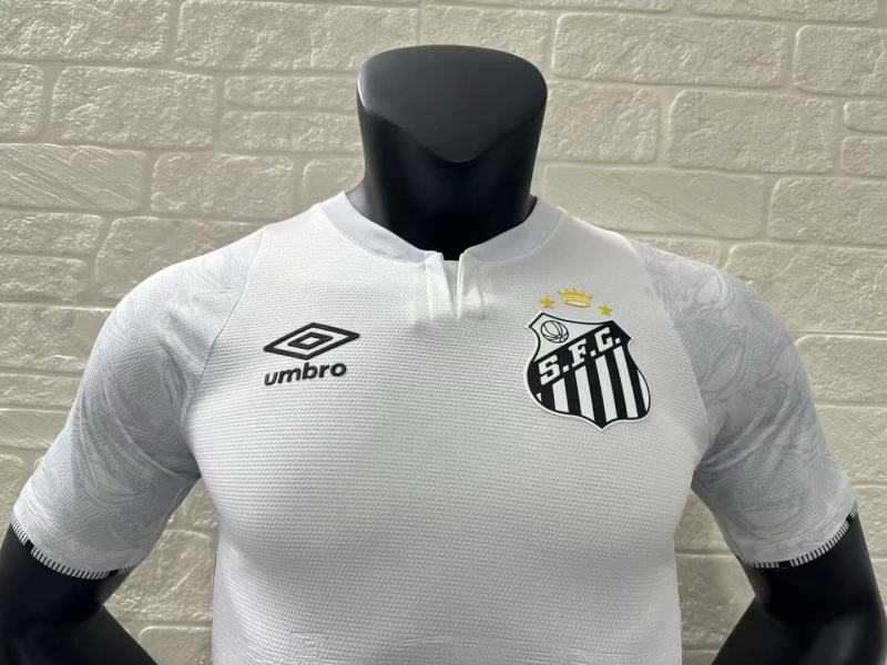 Santos 24-25 Brazilian Neymar Football Club home Jersey - Player Version