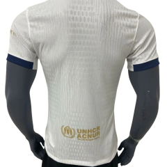 Barcelona 25-26 Home Shirt White Jersey Without Spofity Text - Player Version