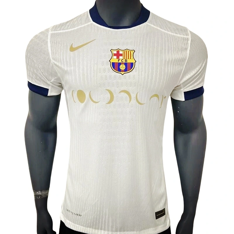 Barcelona 25-26 COLDPLAY Home White Jersey - Player Version