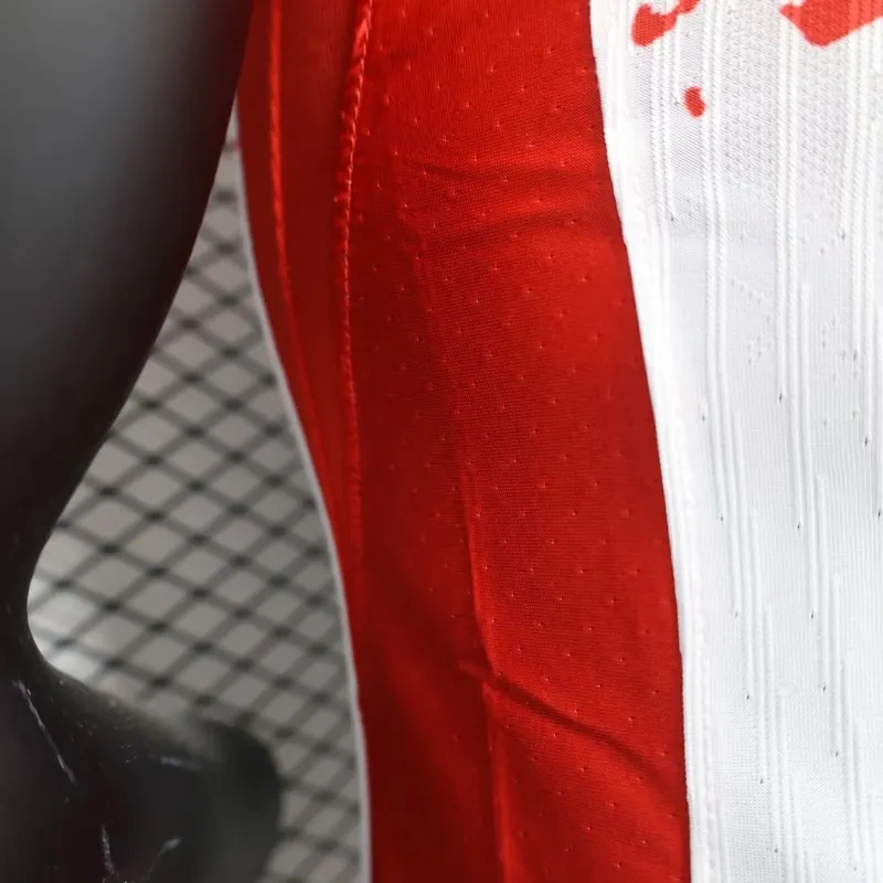 PSG 24-25 Away white red yellow blue Soccer Jersey - Player Version