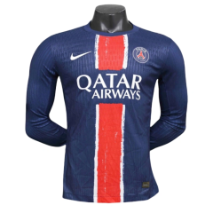 PSG 24-25 Home Long Sleeve Jersey - Player Version