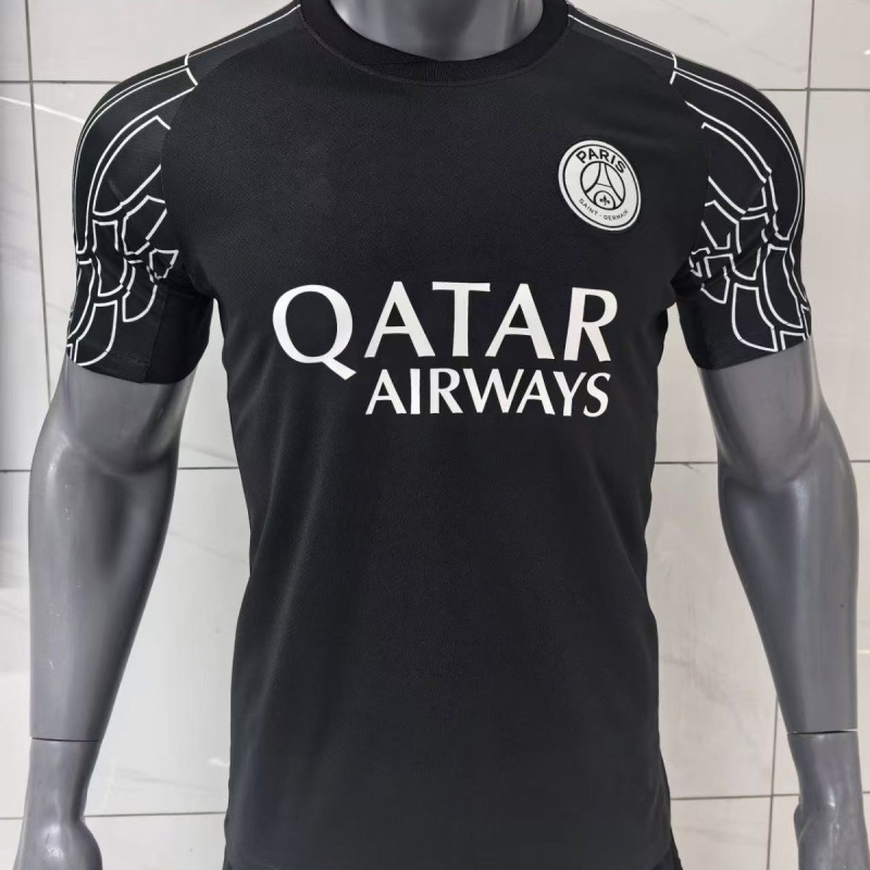PSG 24-25 Fourth Away Black Jersey - Player Version