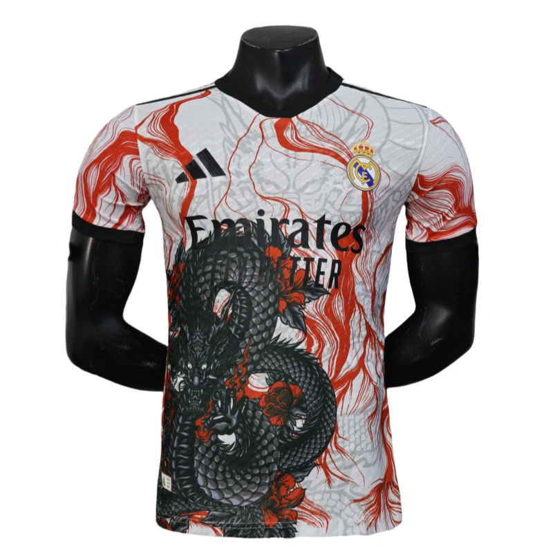 Real Madrid 25-26 Black Dragon Shirt Special Edition Jersey - Player Version