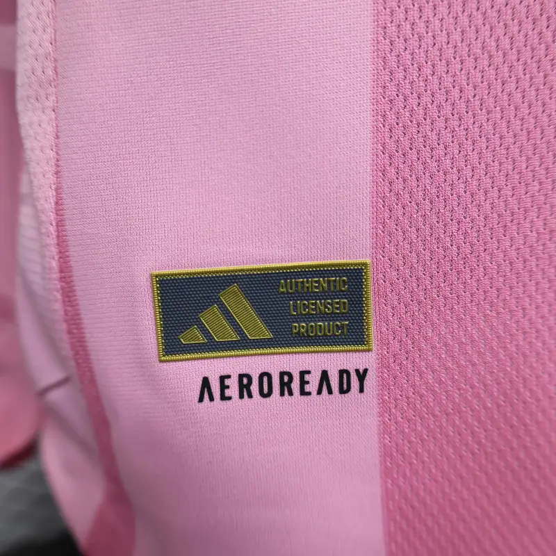 Inter Miami 25-26 CF Home Pink Long Sleeve Soccer Jersey - Player Version