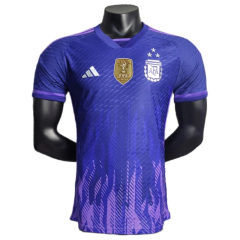 Argentina 2022 World Cup Champion Edition Away Jersey - Player Version
