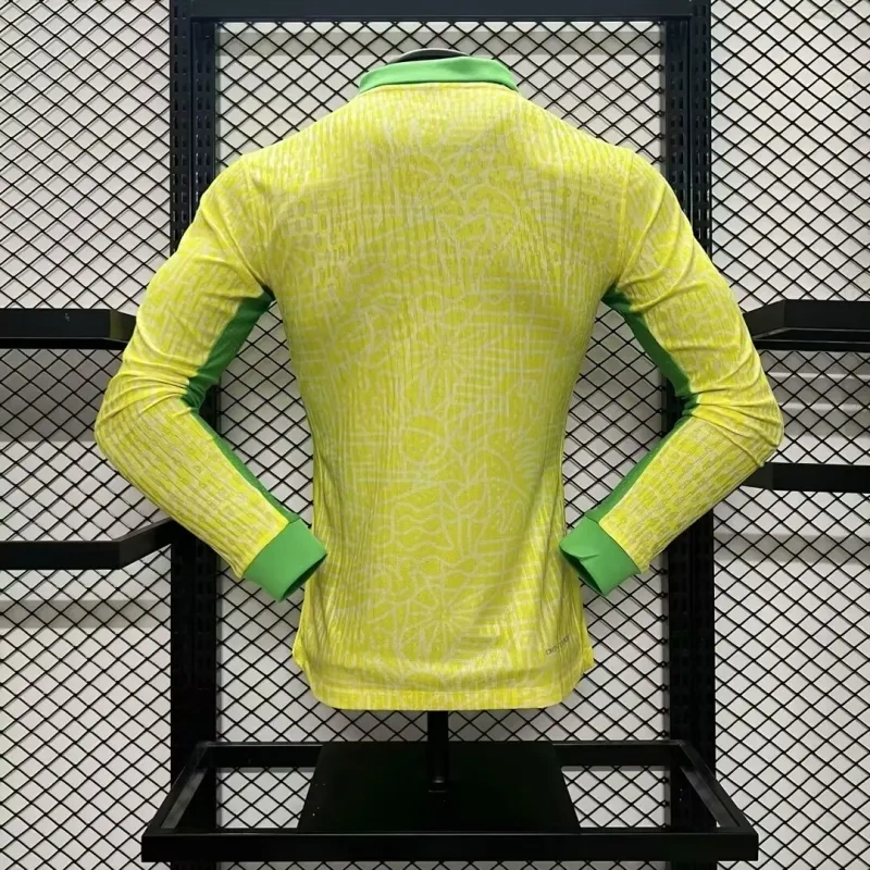 Brazil 24-25 Home Shirt Long Sleeve Jersey - Player Version