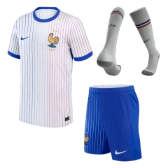 France 2024 Away Whole Kit(Jersey+Shorts+Socks)Jersey - Fan Version