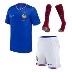 France 2024 Home Whole Kit(Jersey+Shorts+Socks)Jersey - Fan Version