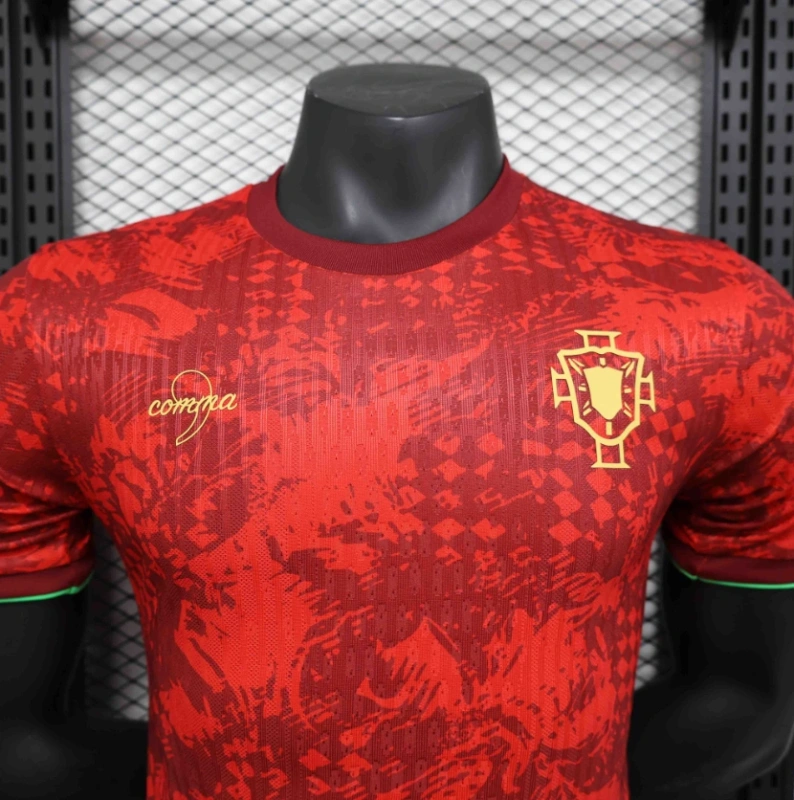 Portugal 2025 Red Flower Special Edition Jersey - Player Version