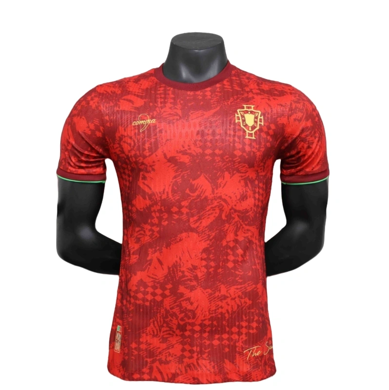 Portugal 2025 Red Flower Special Edition Jersey - Player Version