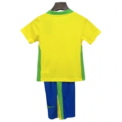 Brazil 2026 Home Kids Kit(Jersey+Shorts)