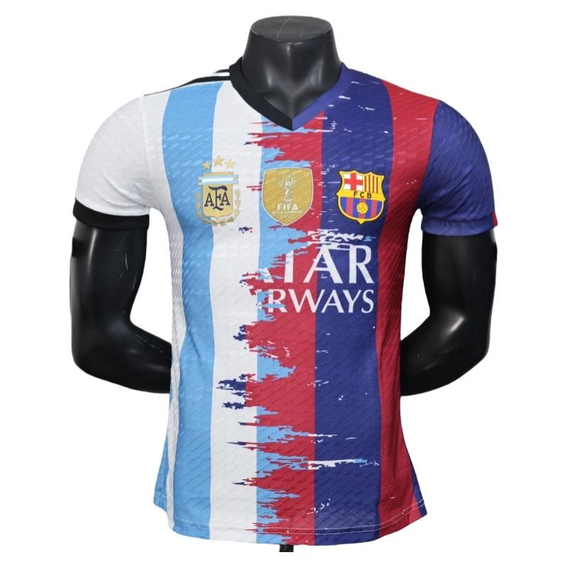 Messi Barcelona and Argentina 25-26 Jersey - Player Version