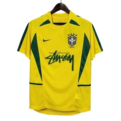 Retro Brazil 2002 Home Signature Special Edition Jersey
