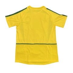 Retro Brazil 2002 Home Signature Special Edition Jersey