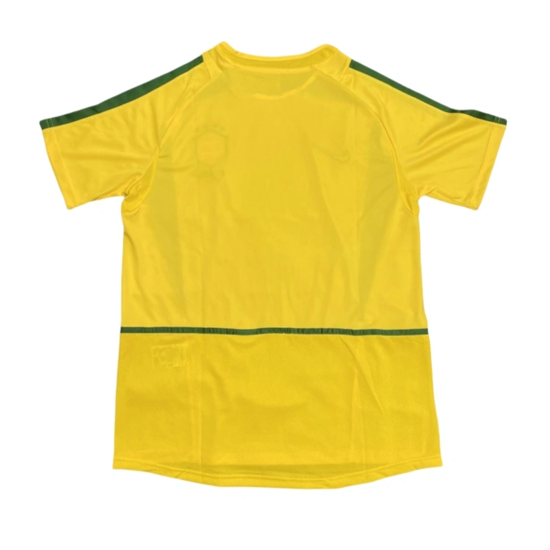 Retro Brazil 2002 Home Signature Special Edition Jersey