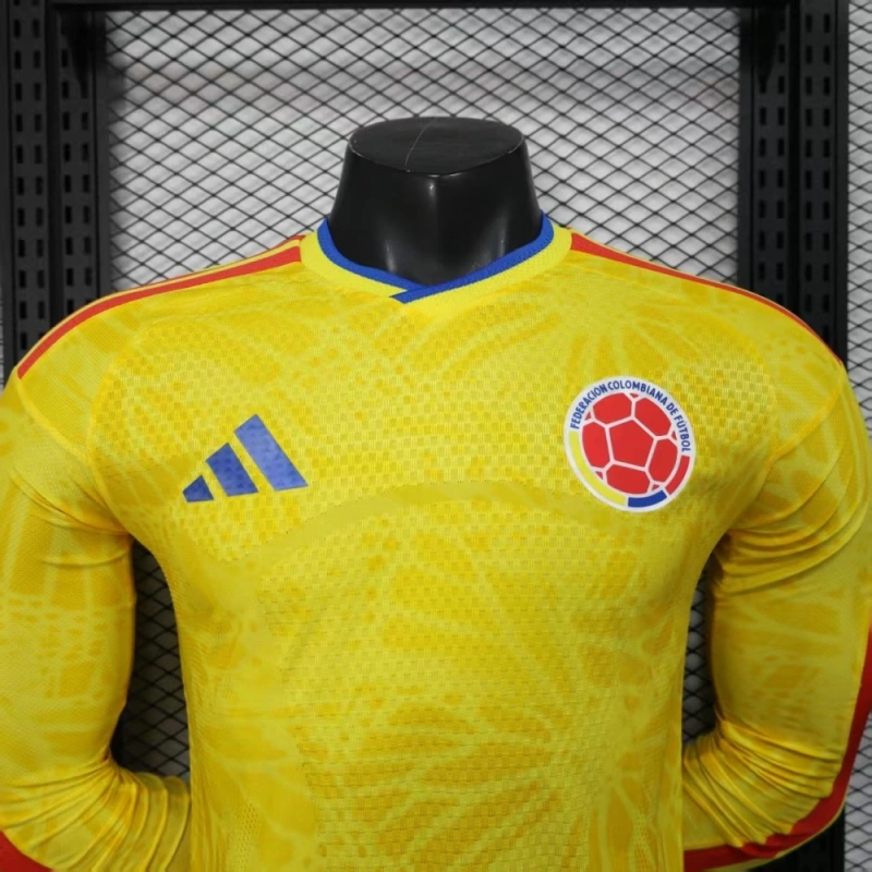 Colombia 2026 Home Long Jersey - Player Version